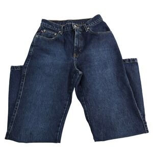 Polo Jeans Company Ralph Lauren Womens Flare Jeans Dark‎ Wash Denim 8